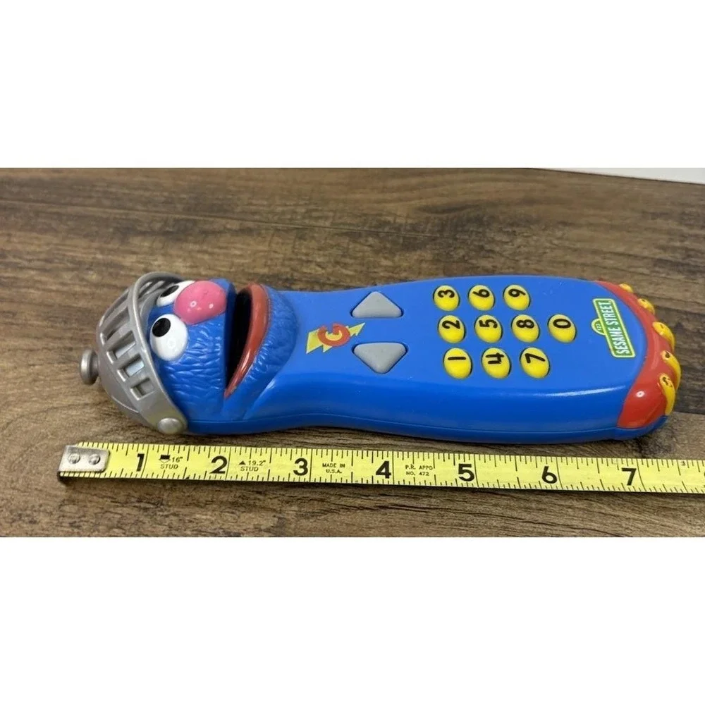 Super Grover Talking Remote Control Phone Sesame Street Hasbro Playskool Works